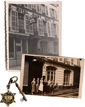 Histoire de famille de l'Hôtel Saint Paul Rive Gauche depuis quatre générations